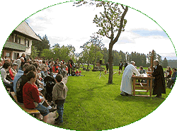 Gottesdienst im Grünen 2005