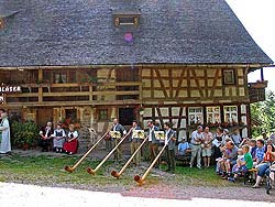 Alphorntreffen Tennenbronn 2006 - der Gottesdienst