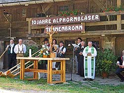 Alphorntreffen Tennenbronn 2006 - der Gottesdienst