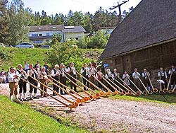 Alphorntreffen Tennenbronn 2006 - der Gottesdienst