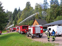 Katastrophenschutzbung in Tennenbronn