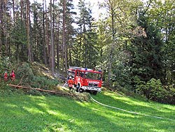 Katastrophenschutzbung in Tennenbronn