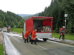 Katastrophenschutzbung in Tennenbronn