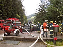 Katastrophenschutzbung in Tennenbronn