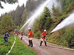 Katastrophenschutzbung in Tennenbronn