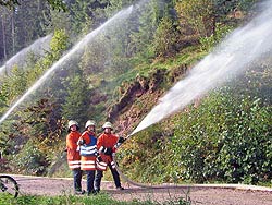 Katastrophenschutzbung in Tennenbronn