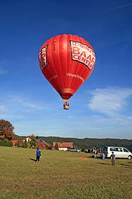 Heissluftballon startet beim Wiesenbauer