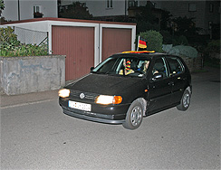 Autokorso EM Halbfinale