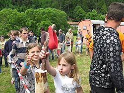 Hammellauf beim Unterschiltacher Waldfest