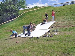 Hammellauf beim Unterschiltacher Waldfest