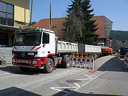 Bauarbeiten in der Lwenstrae