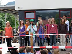 Feierlichkeiten zur Fertigstellung der Schulsanierung