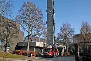 Kirchturm ohne Zeiger