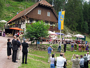Fahnenweihe im Bernecktal