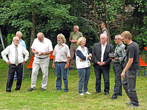 Fahnenweihe im Bernecktal