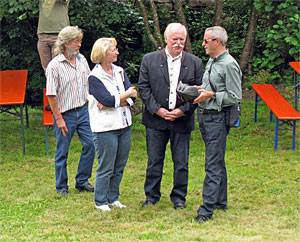 Fahnenweihe im Bernecktal