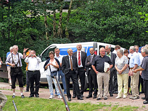 Fahnenweihe im Bernecktal