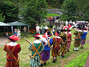Fahnenweihe im Bernecktal