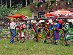 Fahnenweihe im Bernecktal