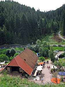 Fahnenweihe im Bernecktal