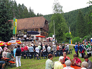 Fahnenweihe im Bernecktal