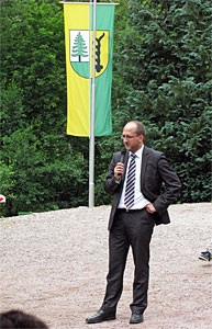 Fahnenweihe im Bernecktal