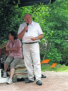 Fahnenweihe im Bernecktal