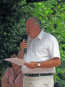 Fahnenweihe im Bernecktal