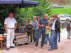 Fahnenweihe im Bernecktal