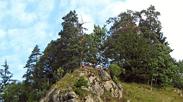 Fahnenweihe im Bernecktal