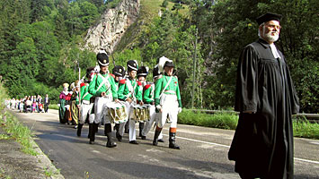 Fahnenweihe im Bernecktal