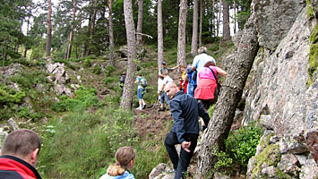 Fahnenweihe im Bernecktal