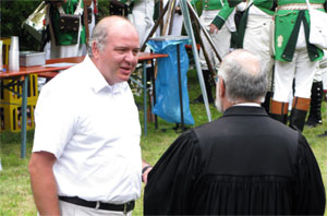 Fahnenweihe im Bernecktal