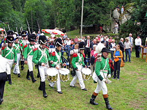 Fahnenweihe im Bernecktal