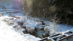 Eisiges Bernecktal