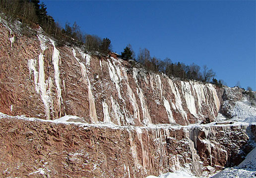 Eisiges Bernecktal