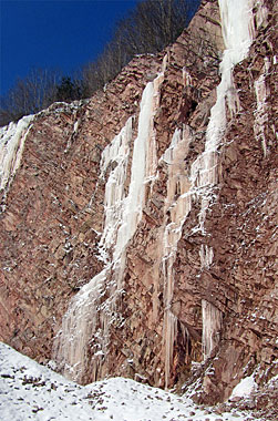 Eisiges Bernecktal