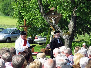 Gottesdienst im Grnen auf dem Josenhof