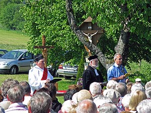 Gottesdienst im Grnen auf dem Josenhof