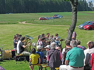 Gottesdienst im Grnen auf dem Josenhof