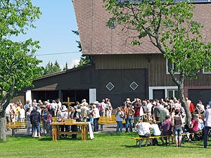 Gottesdienst im Grnen auf dem Josenhof