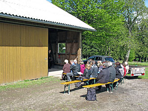 Gottesdienst im Grnen auf dem Reibehof