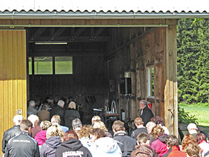 Gottesdienst im Grünen auf dem Reibehof