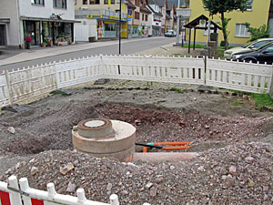 Arbeiten am Hauptsammler