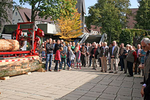 Holztag im Heimathaus