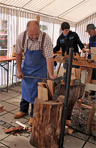 Holztag im Heimathaus
