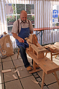 Holztag im Heimathaus
