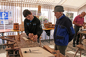 Holztag im Heimathaus
