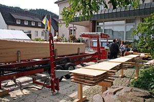 Holztag im Heimathaus