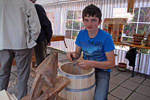 Holztag im Heimathaus